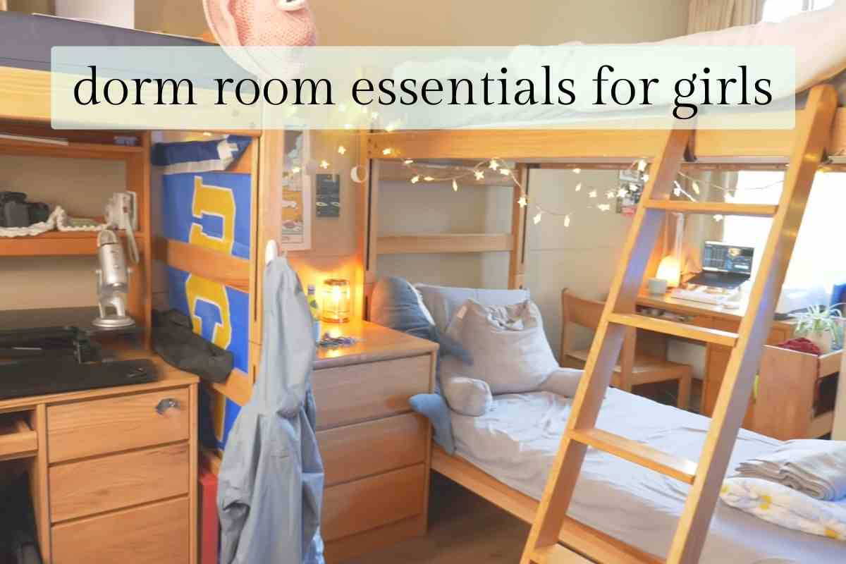 college dorm room essentials for girls