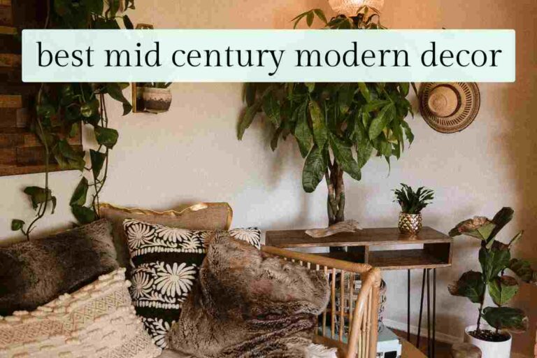 Best Mid century Modern Decor for Small Apartment