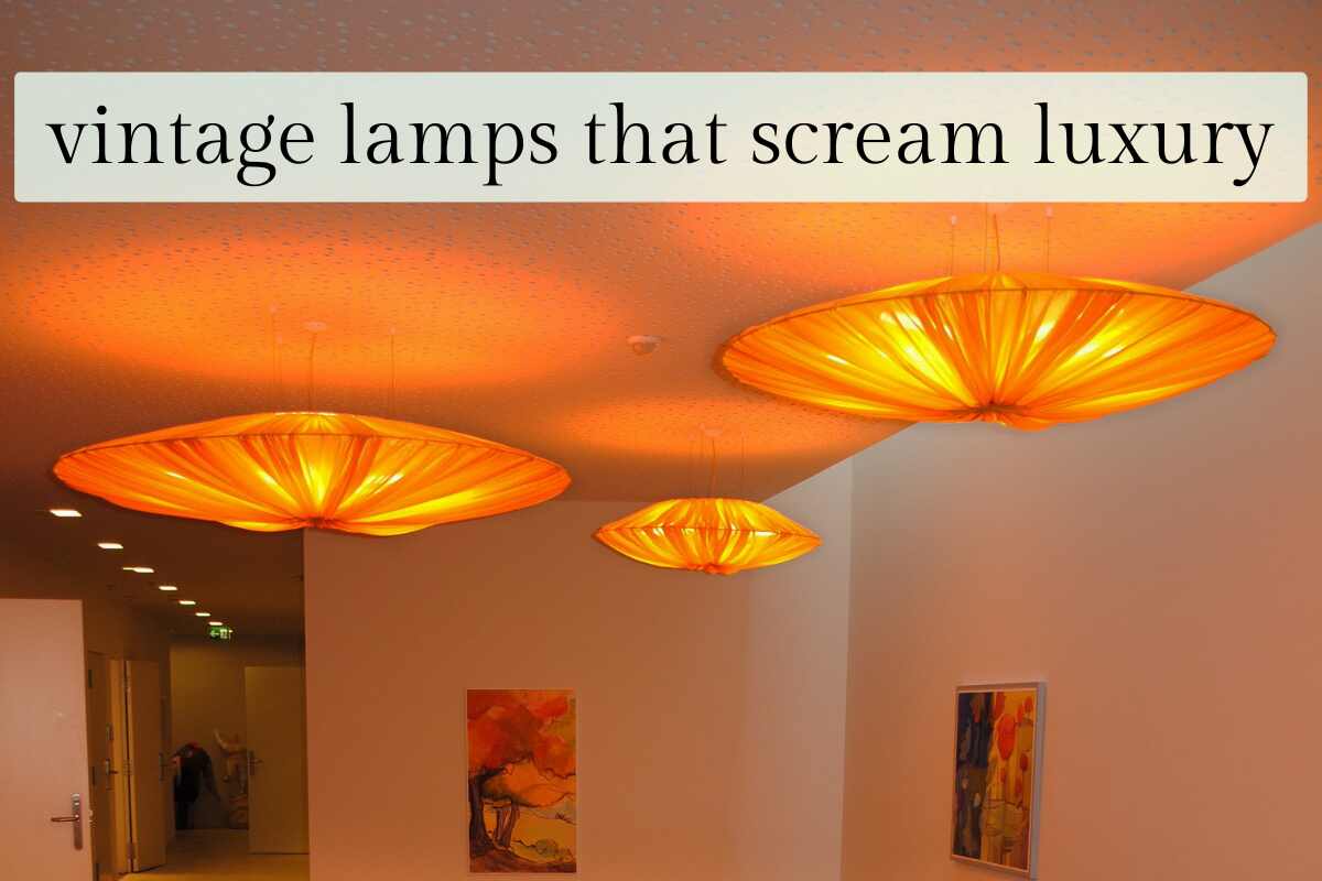 unique vintage lamps for first apartment
